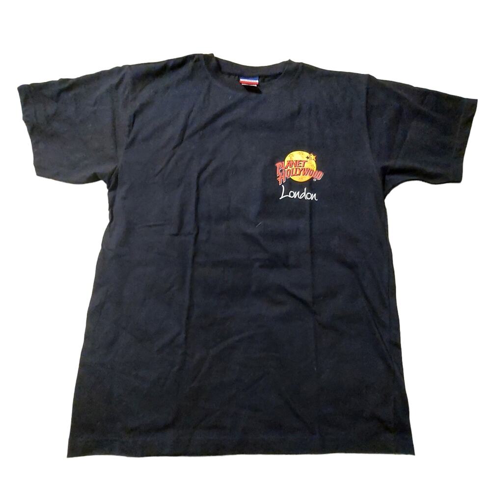 Planet Hollywood Shirt Mens Large London Big Ben Short Sleeve Tee